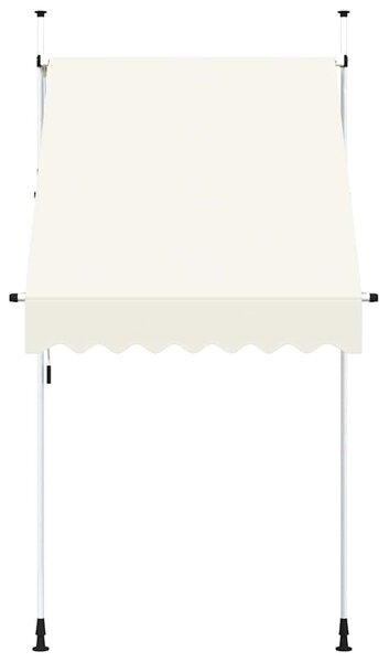 Tenda na ručno uvlačenje 150 cm krem - Krema / N/A