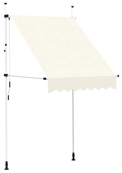 Tenda na ručno uvlačenje 150 cm krem - Krema / N/A