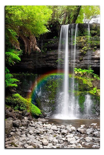 Slika na platnu - Prirodni vodopad - pravokutnik 7229A (75x50 cm)