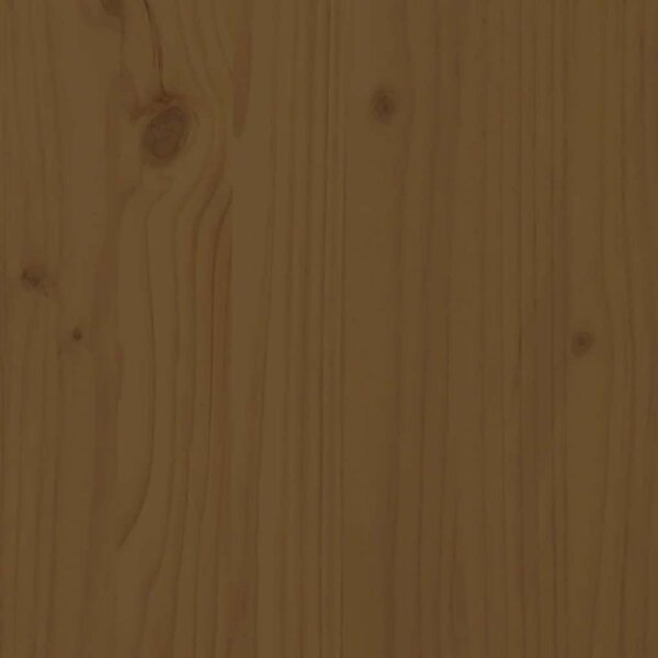Dnevni ležaj od masivne borovine smeđa boja meda 90 x 190 cm - Smeđa / 90 x 190 cm