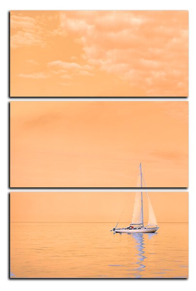 Slika na platnu - Jedrilica na moru - pravokutnik 7248FB (90x60 cm )