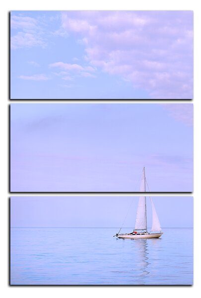 Slika na platnu - Jedrilica na moru - pravokutnik 7248B (90x60 cm )