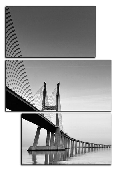 Slika na platnu - Most Vasco da Gama - pravokutnik 7245QD (90x60 cm)