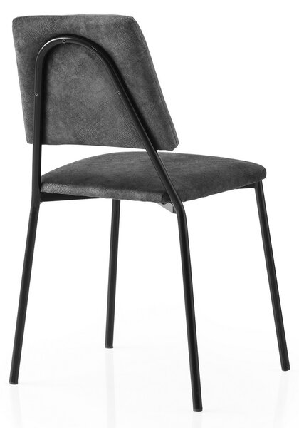 Zondo.hr Set blagovaonskih stolica (2 kom.) Limeta (crna + antracit). Akcija -32%. 1127580