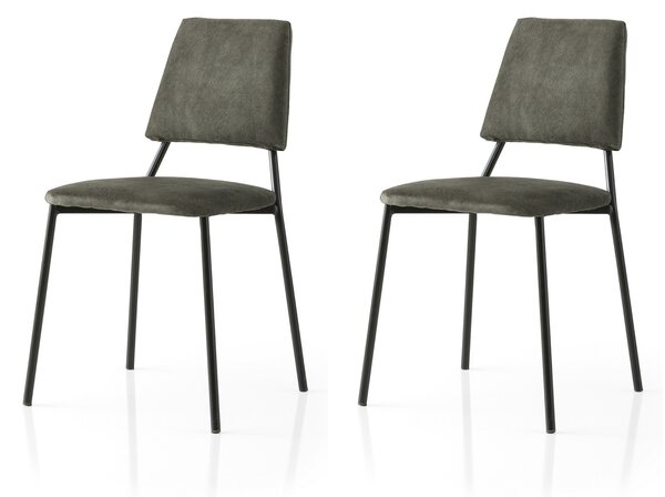 Zondo.hr Set blagovaonskih stolica (2 kom.) Limeta V2 (crna + antracit). Akcija -32%. 1127579