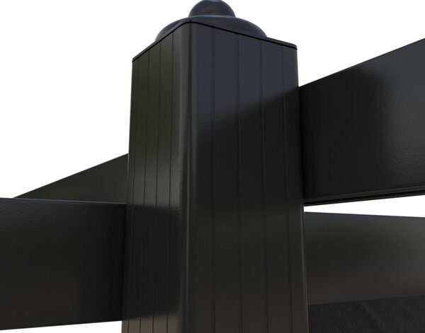 Vrtna sjenica s pomičnim krovom 3 x 3 m antracit - Antracitno siva / 3 x 3 x 2.2 m