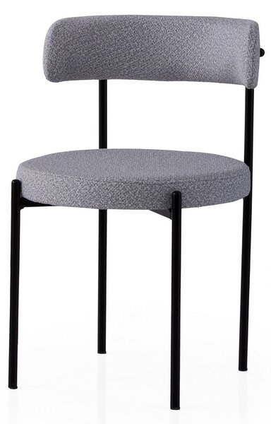 Zondo.hr Set blagovaonskih stolica (2 kom.) Gindera (crna + tamnosiva). Akcija -32%. 1127583