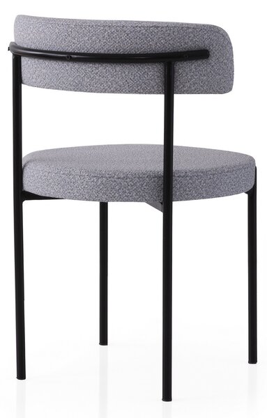 Zondo.hr Set blagovaonskih stolica (2 kom.) Gindera (crna + tamnosiva). Akcija -32%. 1127583