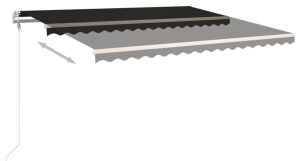 Tenda na automatsko uvlačenje 400 x 350 cm antracit - Antracitno siva / 400 x 350 cm