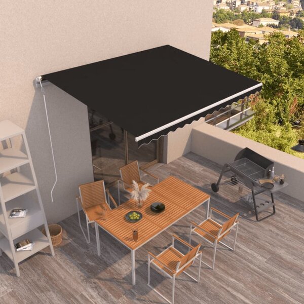 Tenda na automatsko uvlačenje 400 x 350 cm antracit - Antracitno siva / 400 x 350 cm