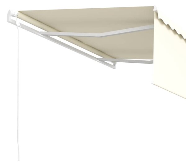Automatska tenda na uvlačenje s roletom 4 x 3 m krem - Krema / 4 x 3 m