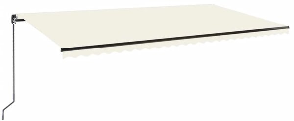 Tenda na ručno uvlačenje 600 x 350 cm krem - Krema / 600 x 350 cm