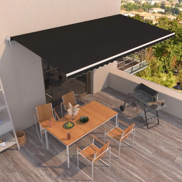 Tenda na automatsko uvlačenje 600x350 cm antracit - Antracitno siva / 600 x 350 cm