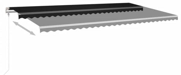 Tenda na automatsko uvlačenje 600x350 cm antracit - Antracitno siva / 600 x 350 cm