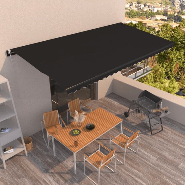 Tenda na automatsko uvlačenje 600x350 cm antracit - Antracitno siva / 600 x 350 cm