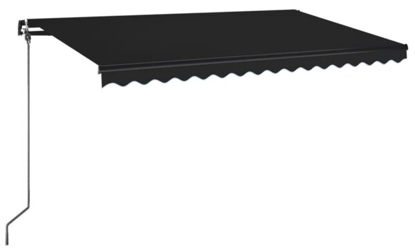 Tenda na ručno uvlačenje s LED svjetlima 400 x 350 cm antracit - Antracitno siva / 400 x 350 cm