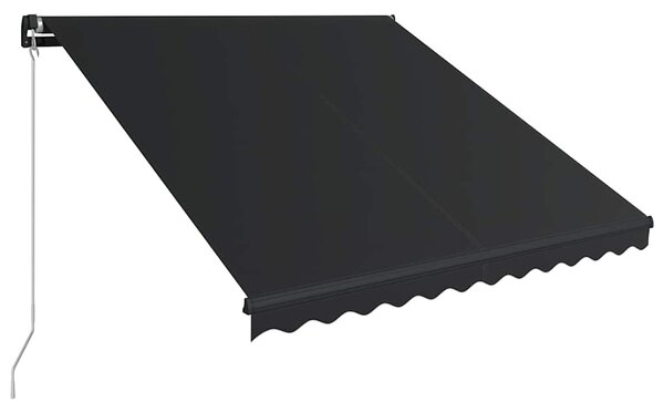 Tenda na ručno uvlačenje s LED svjetlima 300 x 250 cm antracit - Antracitno siva / 300 x 250 cm