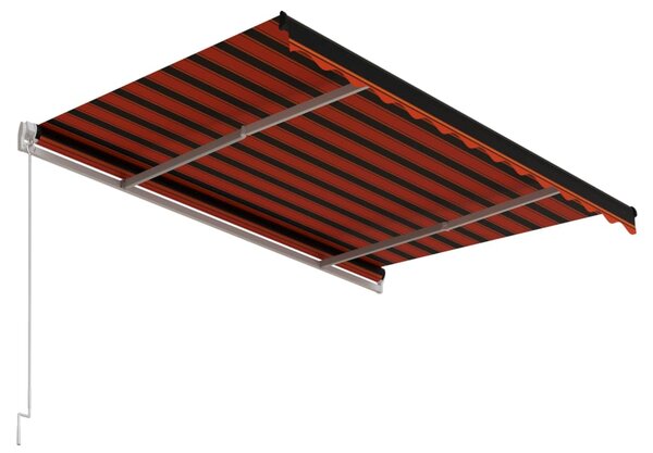 Tenda na automatsko uvlačenje 300 x 250 cm narančasto-smeđa - Šarena / 300 x 250 cm