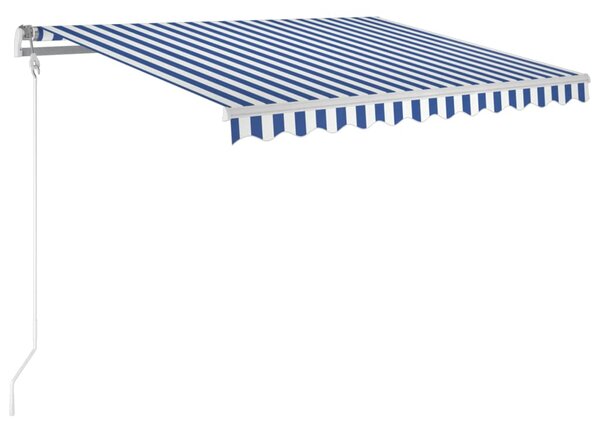 Tenda na automatsko uvlačenje 300 x 250 cm plavo-bijela - Plava / 300 x 250 cm