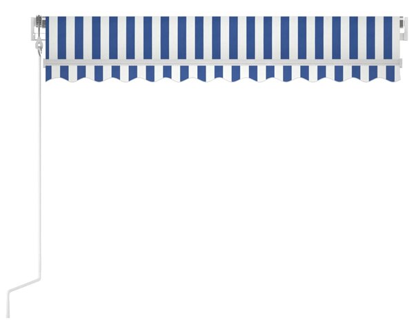Tenda na automatsko uvlačenje 300 x 250 cm plavo-bijela - Plava / 300 x 250 cm
