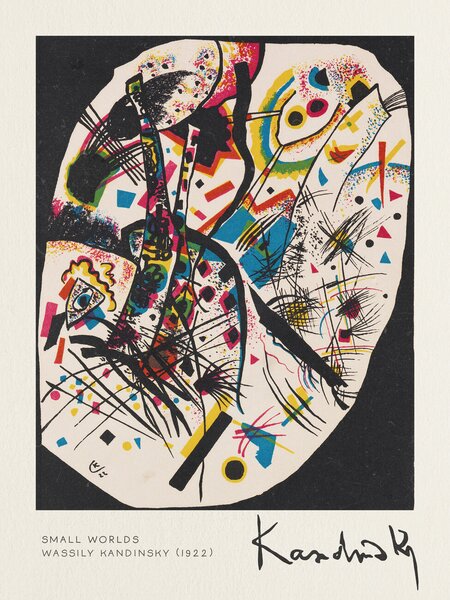 Reprodukcija umjetnosti Small Worlds - Wassily Kandinsky, (30 x 40 cm)