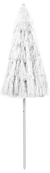 Suncobran za plažu Hawaii bijeli 240 cm - Bijela / 240 cm