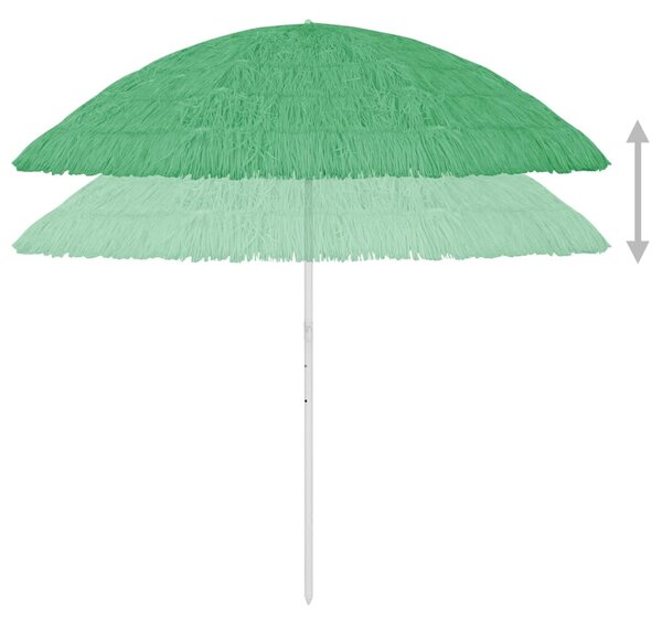 Suncobran za plažu Hawaii zeleni 300 cm - Zelena / 300 cm
