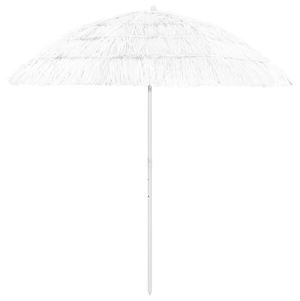 Suncobran za plažu Hawaii bijeli 240 cm - Bijela / 240 cm