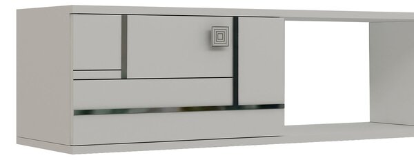 Zondo.hr TV stolić/ormarić Arenden (bijela + srebrna). Akcija -30%. 1127736