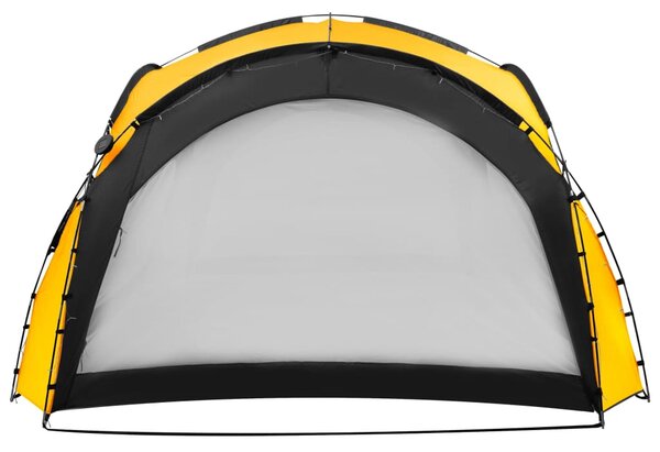 Šator za zabave LED s 4 bočna zida 3,6 x 3,6 x 2,3 m žuti - Žuta / N/A