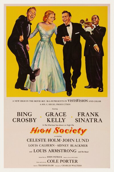 Reprodukcija umjetnosti High Society with Bing Crosby, Grace Kelly & Frank Sinatra, (26.7 x 40 cm)