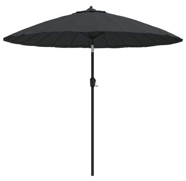 Vrtni suncobran s aluminijskom šipkom 270 cm antracit - Antracitno siva / N/A