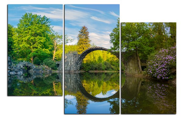 Slika na platnu - Most u parku u Kromlau 1246D (90x60 cm)