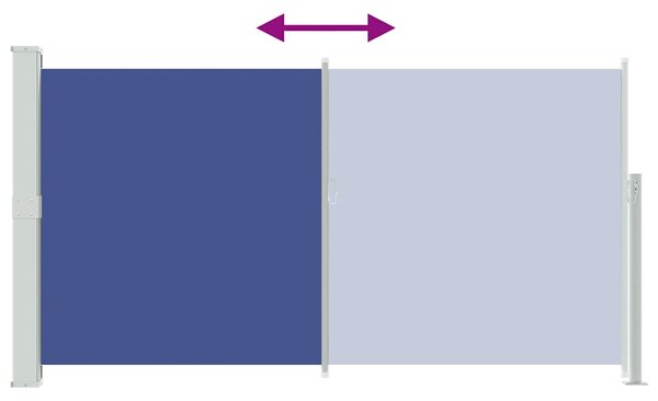 Bočna tenda za dvorište/terasu 160 x 300 cm plava - Plava / 160 x 300 cm