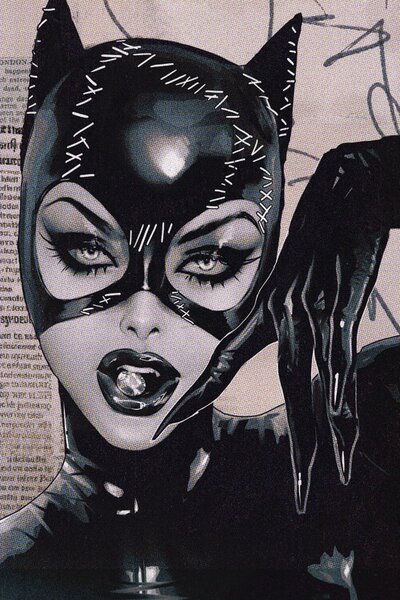 Umjetnički plakat Catwoman - Black Suit, (26.7 x 40 cm)