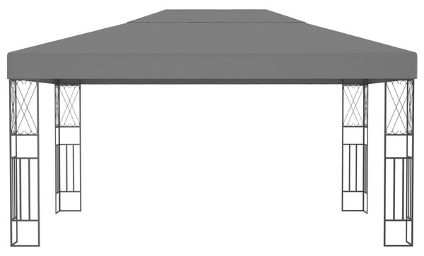 Sjenica od tkanine 3 x 4 m antracit - Antracitno siva / 3 x 4 m