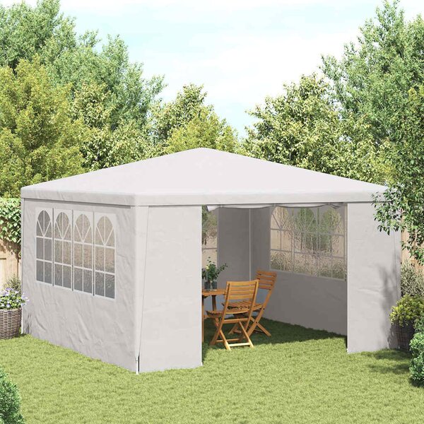 Profesionalni šator za zabave 4 x 4 m bijeli 90 g/m² - Bijela / 4 x 4 m