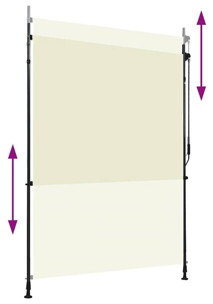 Vanjska roleta 150 x 270 cm krem - Krema / 150 x 270 cm