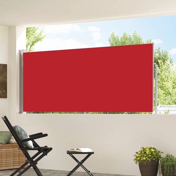 Uvlačiva bočna tenda 120 x 300 cm crvena - Crvena / 117 x 300 cm