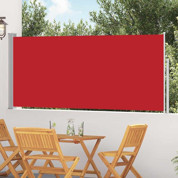 Uvlačiva bočna tenda 120 x 300 cm crvena - Crvena / 117 x 300 cm