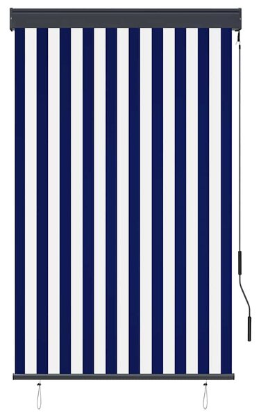 Vanjska roleta 100 x 250 cm plavo-bijela - Plava / 100 x 250 cm