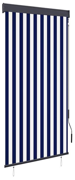 Vanjska roleta 100 x 250 cm plavo-bijela - Plava / 100 x 250 cm
