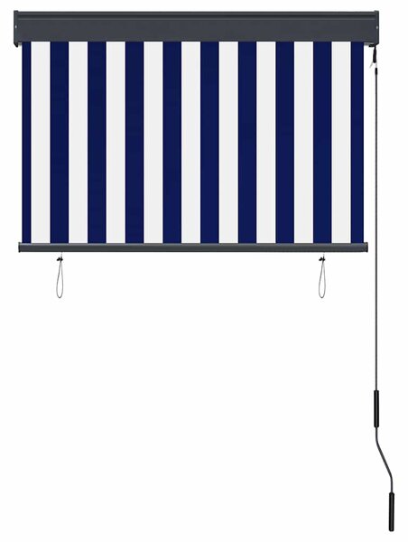 Vanjska roleta 100 x 250 cm plavo-bijela - Plava / 100 x 250 cm