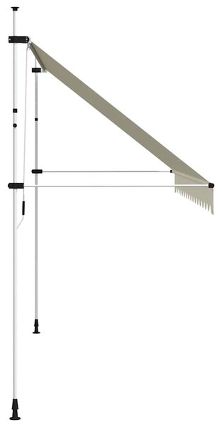 Tenda na ručno uvlačenje 400 cm krem - Krema / N/A