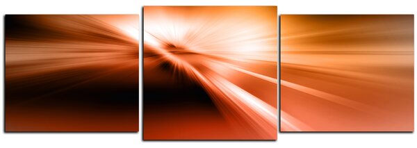 Slika na platnu - Apstraktno splash - panorama 5212D (90x30 cm)