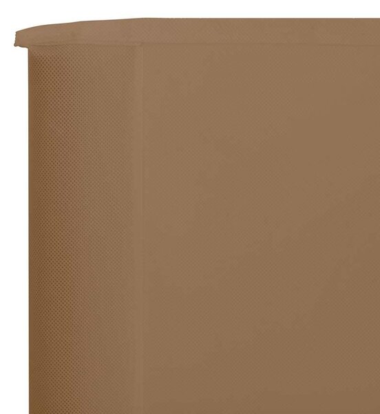 Vjetrobran sa 6 panela od tkanine 800 x 80 cm bež - Tupe / 800 x 80 cm
