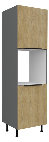Zondo.hr Kuhinjski ormarić za pećnicu Carminia 60 DP-215 2F (hrast cremona + antracit). 1127953