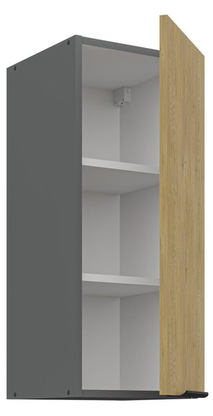 Zondo.hr Gornji kuhinjski ormarić Carminia 30 G-72 1F (hrast cremona + antracit). 1127949