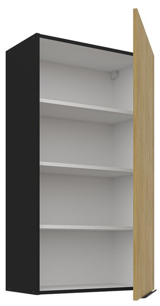 Zondo.hr Gornji kuhinjski ormarić Carminia 60 G-108 1F (hrast cremona + crna). 1127998