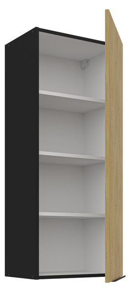 Zondo.hr Gornji kuhinjski ormarić Carminia 45 G-108 1F (hrast cremona + crna). 1128008